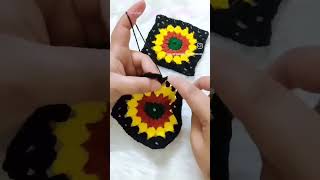 Learn to Crochet Granny Square #crochetrainbowsandbutterflies #handmade #diy #craft
