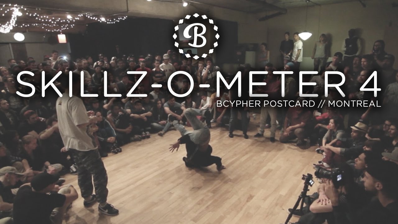 Skillz-O-Meter 4 // BCYPHER.com POSTCARD // Montreal, Canada
