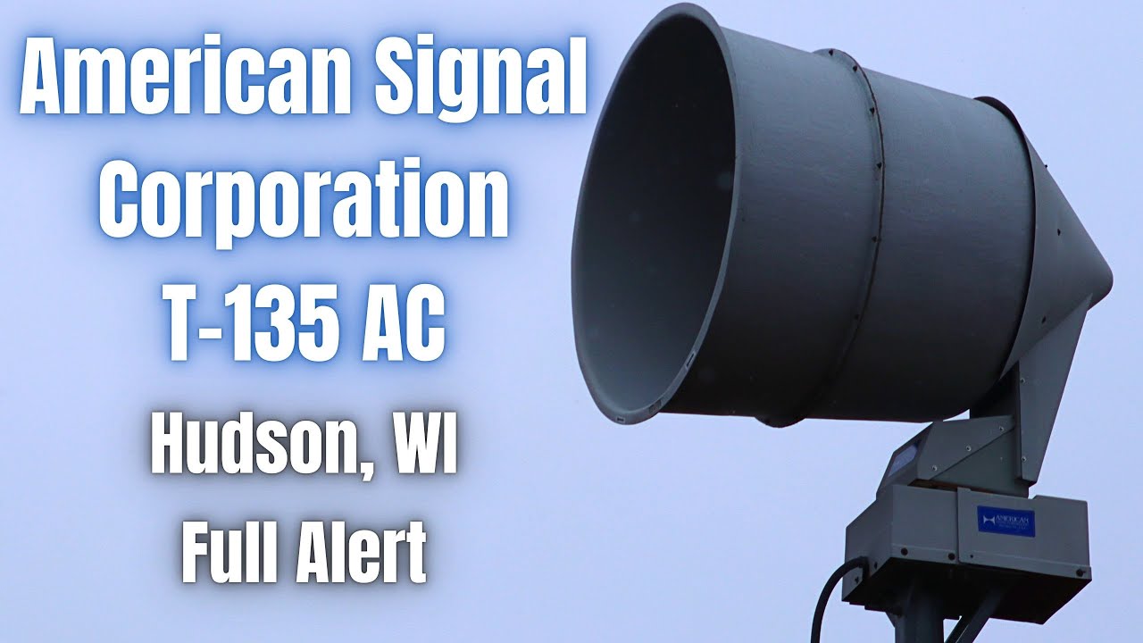 ASC T-135 AC, Full Alert, Hudson, WI - YouTube