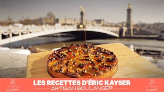 La recette de l'exquise Tarte Abricot-Pistache d'Éric Kayser