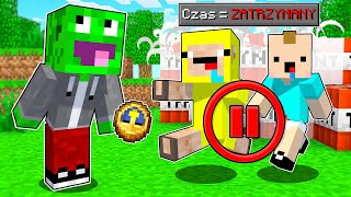 OSZUKUJĘ LOLA i BOLA ZATRZYMUJĄC CZAS w Minecraft! 😂 screenshot 2