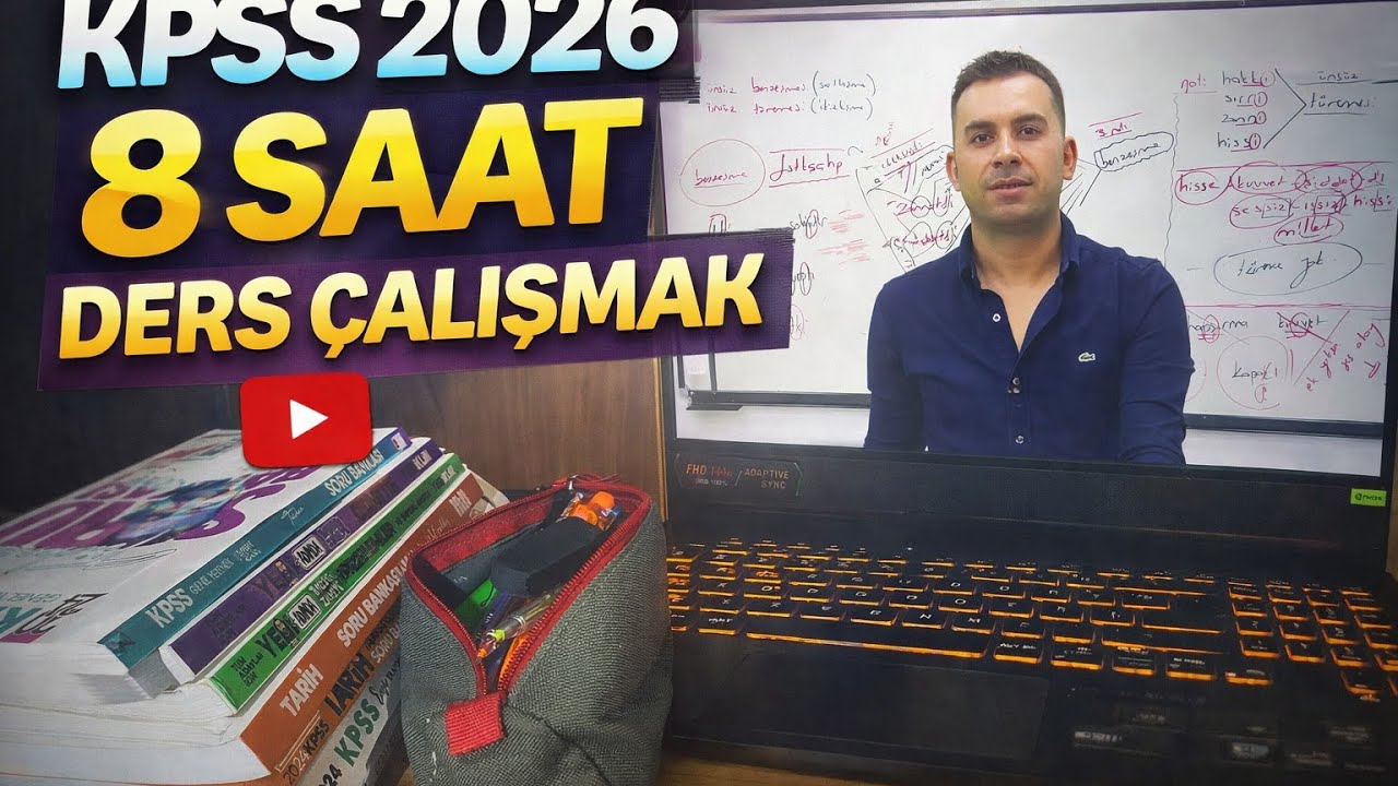KPSS 2026-8 SAAT DERS ÇALIŞMAK#Gün2