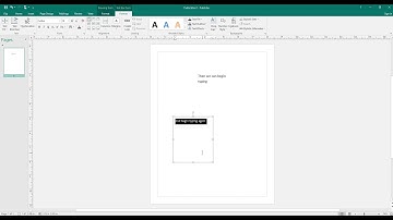How to insert a text box in Microsoft Publisher