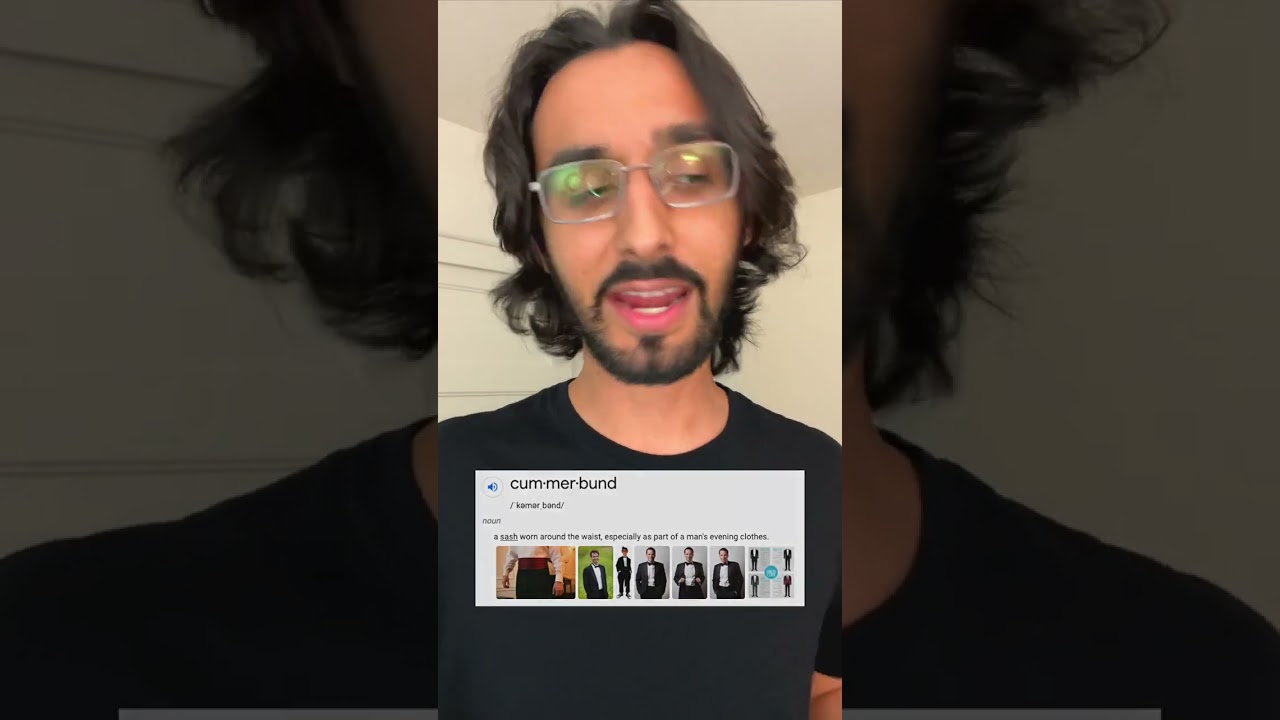 word of the day: cummerbund