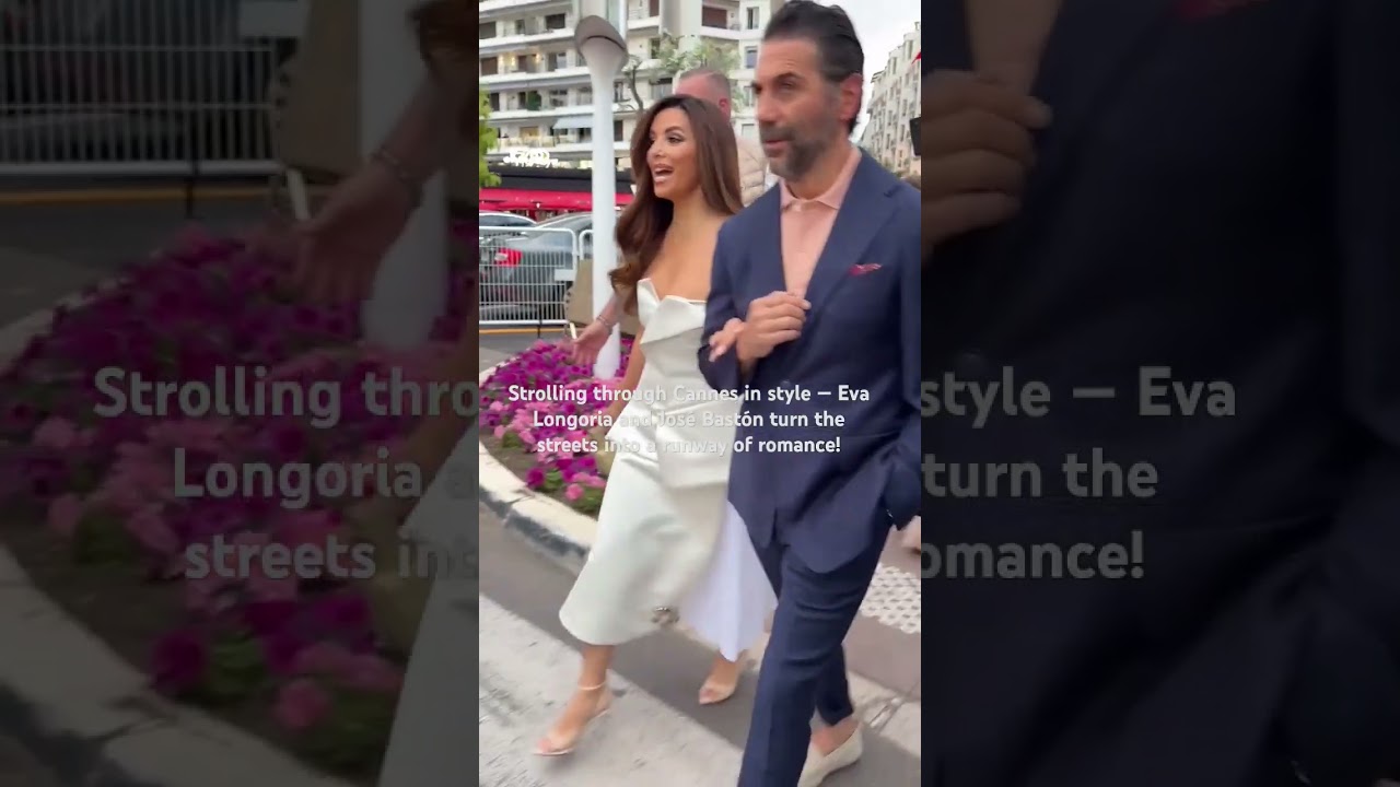 Love and glam under the Cannes sun:Eva Longoria and José Bastón steal the spotlight with every step!