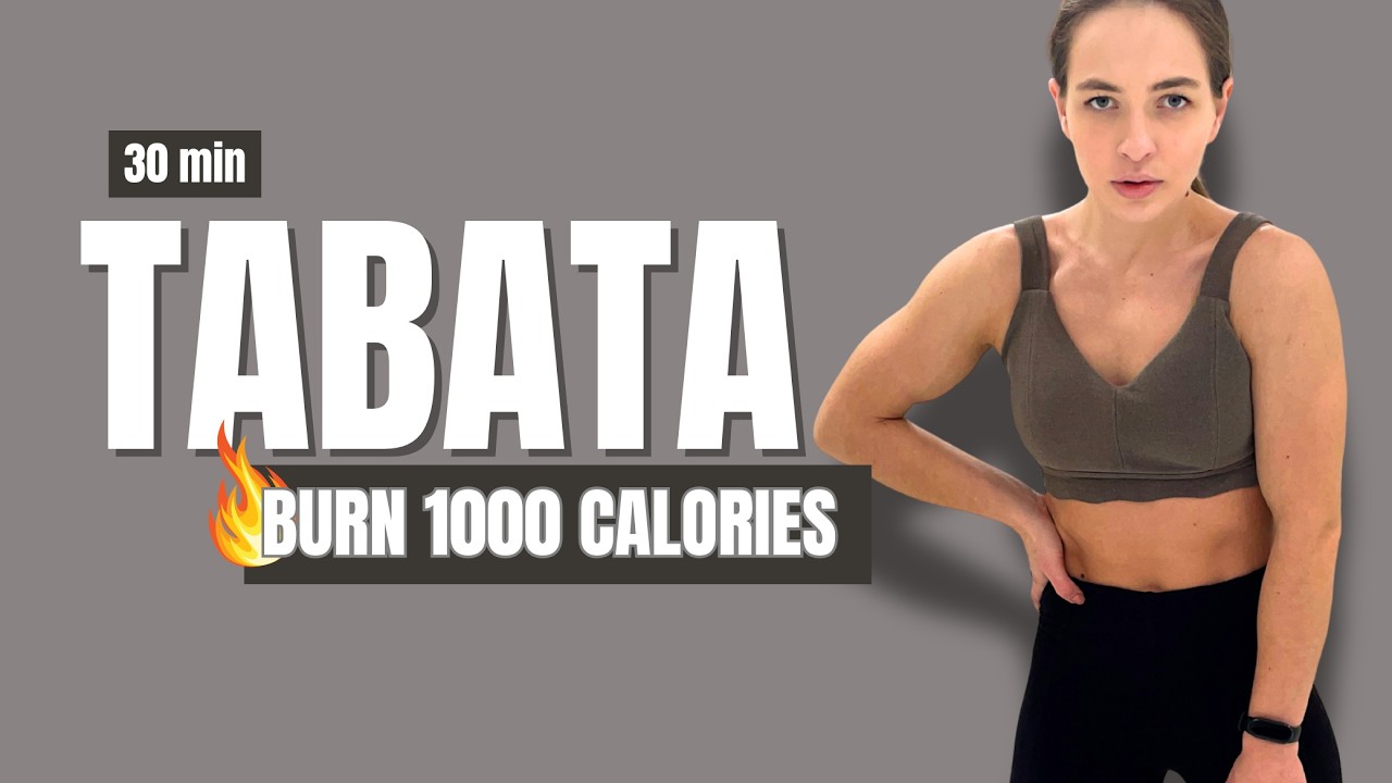 30 Min Full Body TABATA Workout | Extreme Fat Burn & High Intensity ...