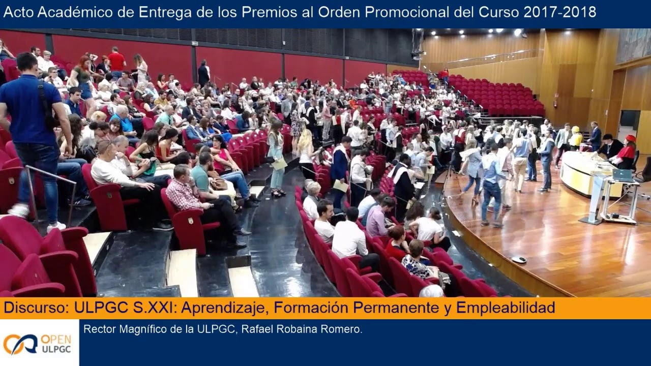 Acto Académico de Entrega de los Premios al Orden Promocional del curso 2017-2018 video phone lyrics