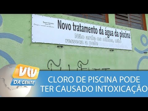 Cloro de piscina pode ter causado intoxicação em alunos