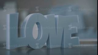 Decorative inscriptions Love for decorating the wedding ceremony