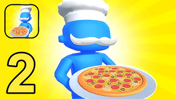 Pizza maker game - Gameplay Walkthrough Part 2 Max Level ( Android,iOS )
