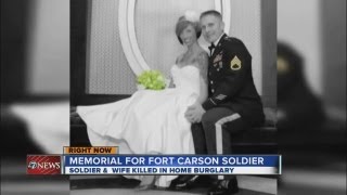 Ft. Carson couple's memorial, Woodland Park shooting