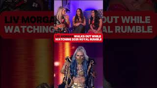 Liv Morgan was DONE. 😱 Watch WWE Superstars watching the 2025 Womens Royal Rumble Match ⬆️