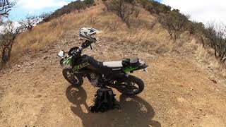 Forest Road 143 and Gardner Canyon on a Supermoto