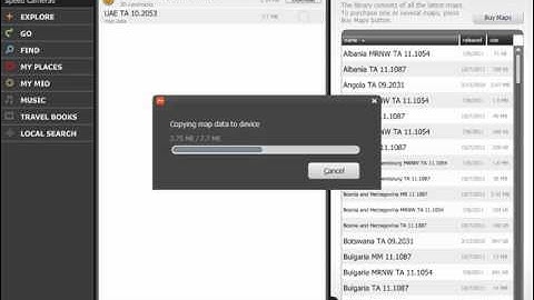 SPIRIT How to Update Map for Mio Seeker GPS device