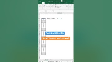 Add using Array formula in Excel