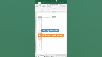 Add using Array formula in Excel