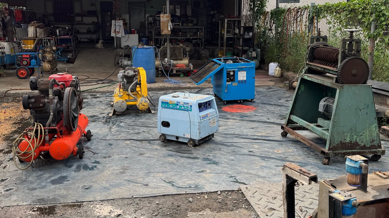 Bơm hơi nhật vá vỏ lưu động,máy chẻ dây đồng mới về (15/1/26)