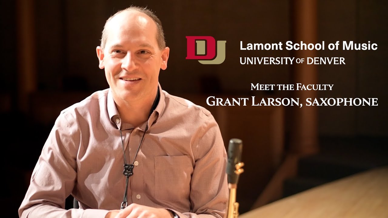 Представляем преподавательский состав: Грант Ларсон, саксофон.