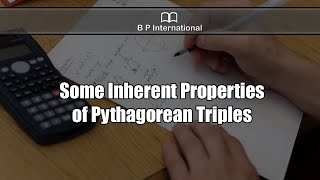 Some Inherent Properties of Pythagorean Triples