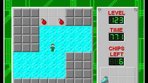 CCLP2 level 123 solution - 746 seconds