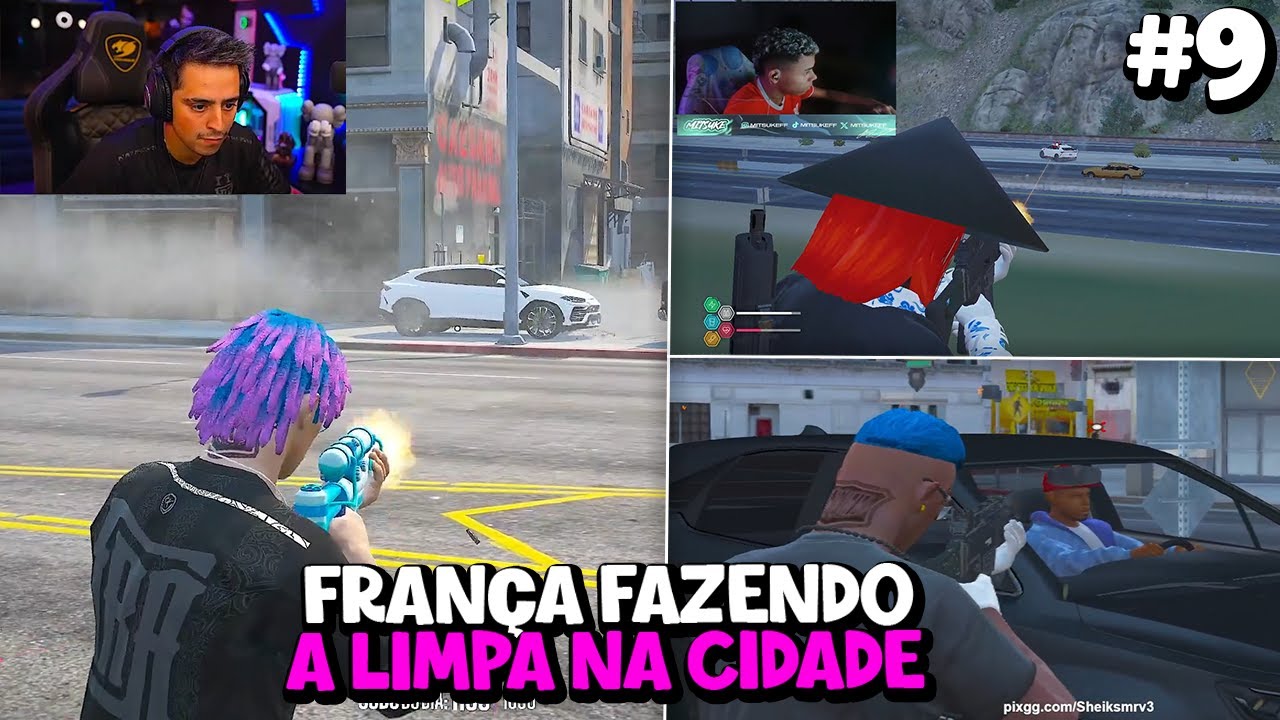 FRANÇA FAZENDO A LIMPA NA CIDADE! ARRUMARAM K O COM A RUSSIA ep 9