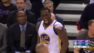 Draymond Green Gets Ejected from Game | Kings vs Warriors | February 15, 2017 | 2016-17 NBA Season