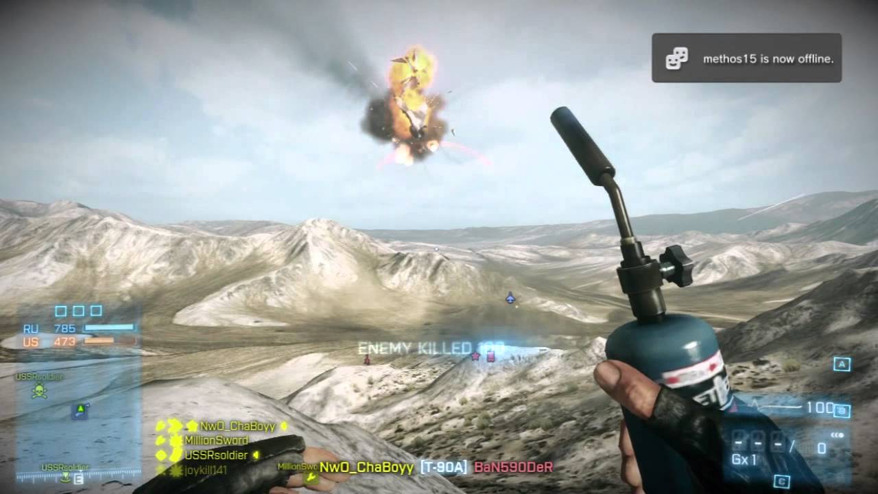 Chaboyyhd Barely Escapes An Only In Bf3 Moment In This Moment Battlefield Video Games