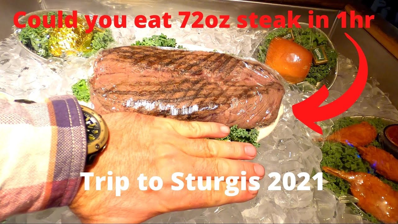 Road trip to Sturgis 2021Day 1The Big Texan steakhouse 2021 Harley