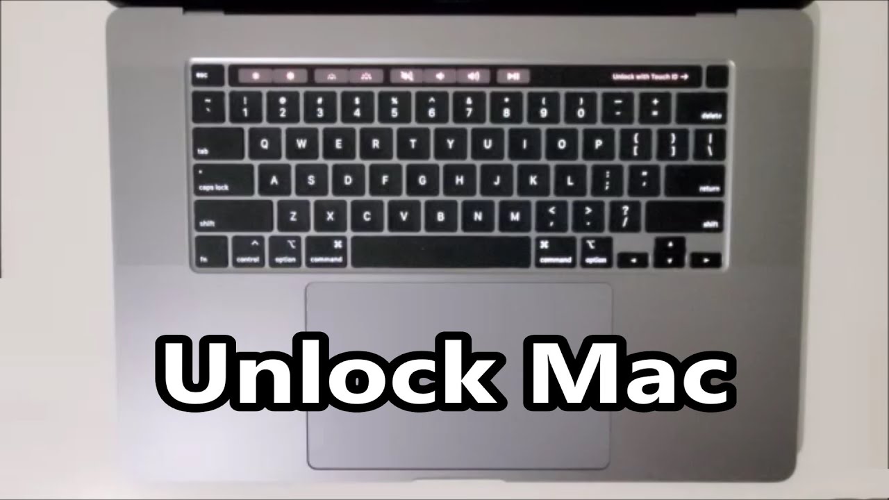 How To Unlock Macbook Pro 16 And Add Fingerprint Youtube