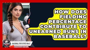 How Does Fielding Percentage Contribute To Unearned Runs In Baseball? - Baseball Statistics Vault