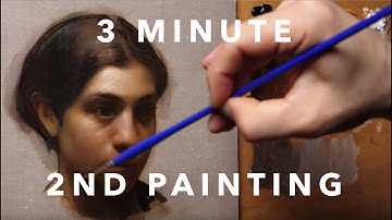 2nd Painting in 3 minutes, Full tutorial Dec. 1st on Patreon