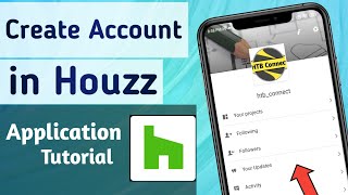 How to Create Account in Houzz App screenshot 5