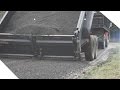 Dumping 30+ Tons of Gravel | Shot In 4K - Maxey 7x14 Dump Trailer