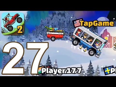 Hill Climb Racing 2 - Gameplay Walkthrough Part 27 - New Christmas Update (iOS, Android)