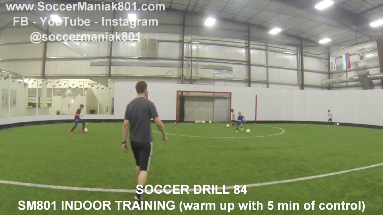 SOCCER DRILLS 84 Inside / Outside Control with BOTH Feet 6090 sec