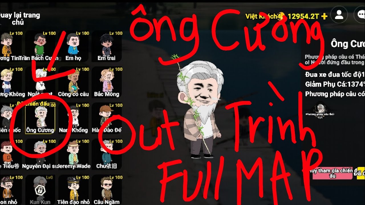 Ông Cương phá đảo full map - Ông Cương quá bá | Lusky Play