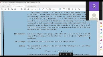 13- Coset and Lagrange Theorem