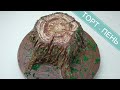 ТОРТ-ПЕНЬ/ Реалистичная КОРА из крема/STUMP CAKE / Realistic cream crust