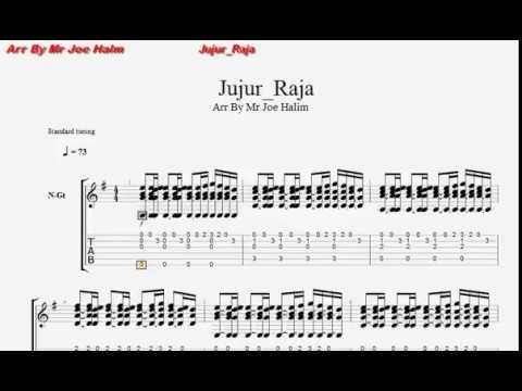 Jujur Raja Fingerstyle Arr By Mr Joe Halim Free Tab Youtube