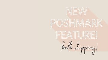 POSHMARK RELEASES THEIR BULK SHIPPING FEATURE! / Print Multiple Labels at Once / Shop Kirsten