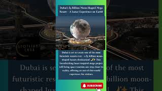 Dubai’s $5 Billion Moon-Shaped Mega Resort – A Lunar Experience on Earth!#dubai #moon #resort