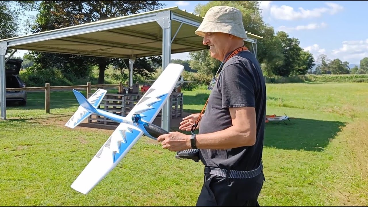 Lidl glider - Planeur Lidl à turbine 40mm et ailes à incidence intégrale