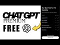 How to get ChatGPT Go for free | ChatGPT for 12 months | ChatGPT Go free in india | Full Guide