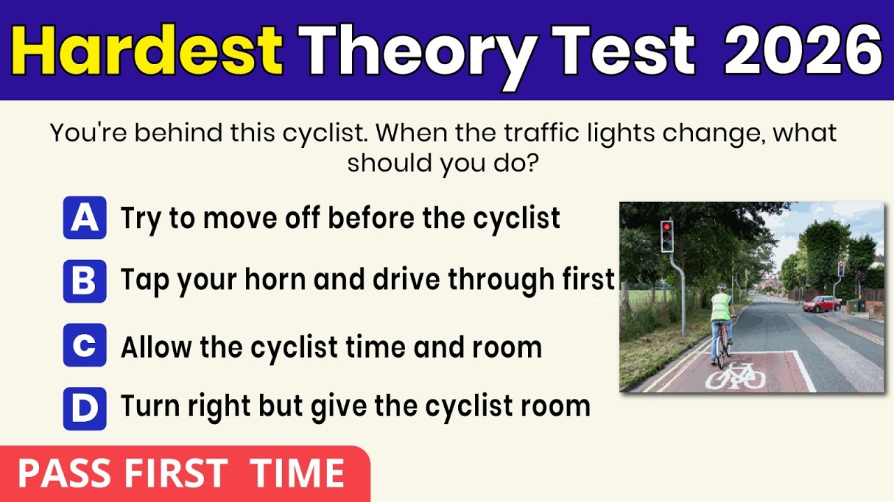 Theory Test 2026 UK Revision | DVSA STYLE Practice | Pass First Time ...