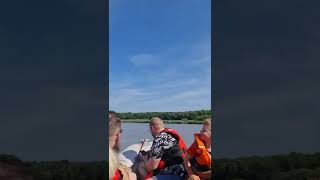 speed boat in river mersey
