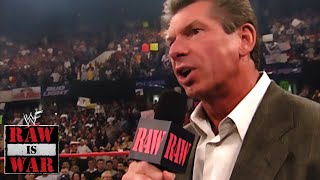 Vince Mcmahon Selects Members Of Team WWF Part 1 - RAW IS WAR
