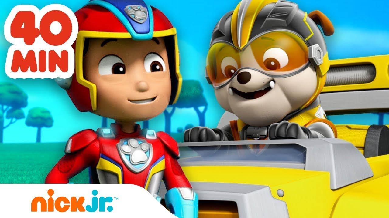 PAW Patrol | 40 minuten lang PAW Patrol uitrustingsupgrades! Machtige pups & meer! | Nick Jr.