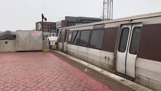 ᴴᴰ ⁶⁰ ᶠᴾˢ WMATA DC Metro • Breda 3000-series Train Leaving Rhode Island Ave-Brentwood 🔴