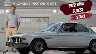 1972 BMW 3.0CSi - start
