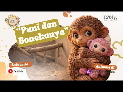 Hanya Boneka ini yang Menemani si Anak Monyet | Puni dan Bonekanya | Kisah Kebaikan